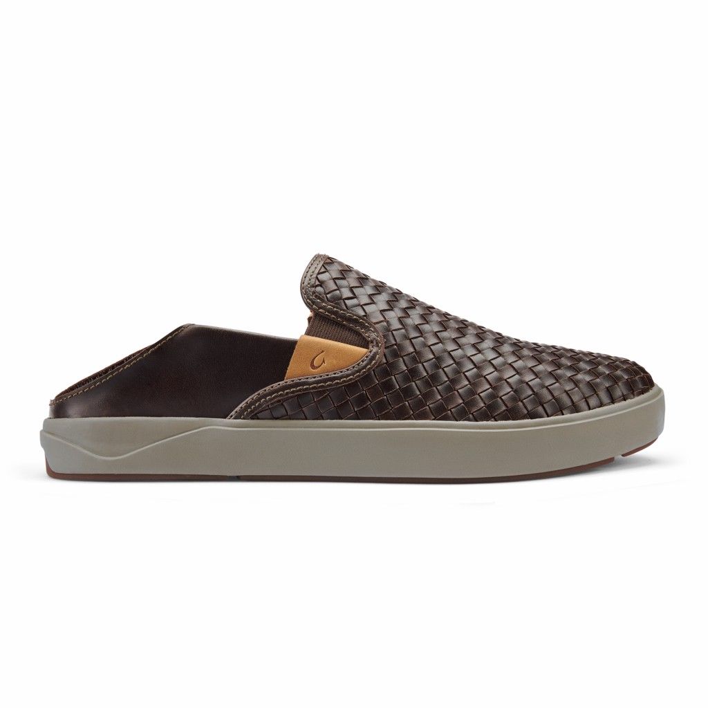 Zapatos Olukai Lae‘ahi Lauhala - Zapatos Hombre Cafes 20257-681